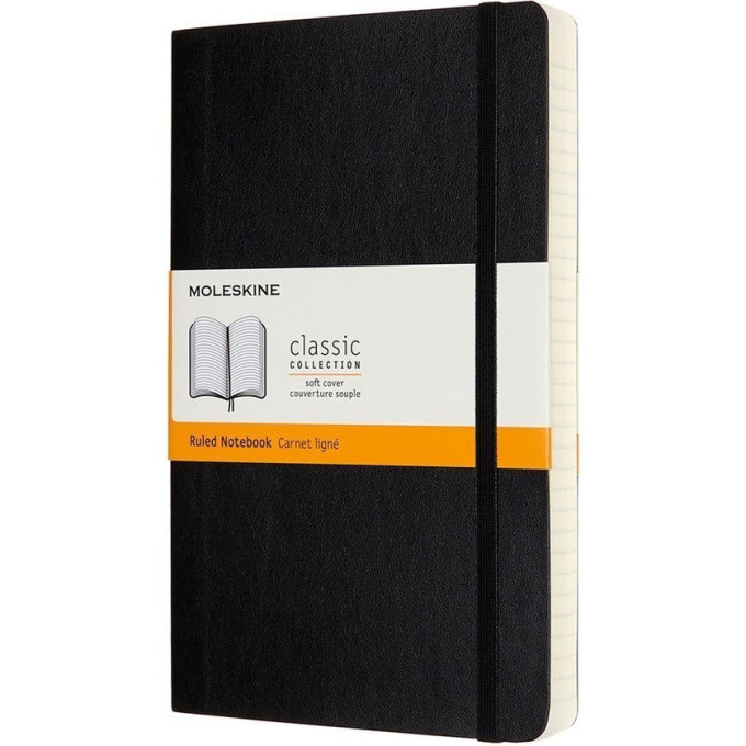 Блокнот MOLESKINE Classic Soft Expanded Large, пунктир, чёрный QP619EXP